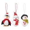 Set 3 decoratiuni de craciun snowies