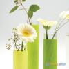 Vaza florah verde - set 3 bucati