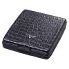 Portofel piele croco black tru virtu money & cards - leather line
