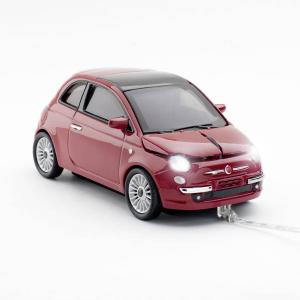 Mouse Fiat 500 New Red - USB