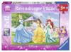 Puzzle printesele disney, 2x12 piese