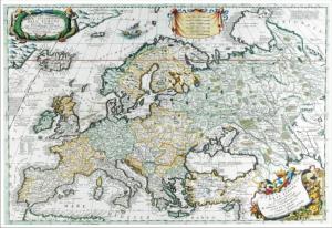 Harta Europa Antica mapa de birou