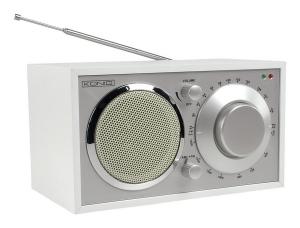 Radio retro AM-FM cu antena telescopica alb Konig HAV-TR12