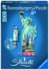 Puzzle contur statuia libertatii, 1000 piese