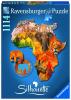 Puzzle contur continentul africa, 1114 piese