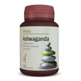 ASHWAGANDA 20cpr ALEVIA-Stres,anxietate,Oboseala,Revigorant