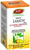 Sirop Laxativ cu miere, propolis si vitamina C  FARES