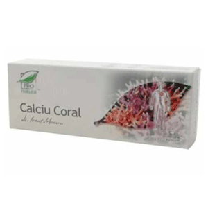 CALCIU CORAL 30CPS-Vitamine si minerale