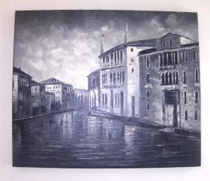 " Venetia noaptea" tablou ulei