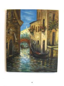 "Canal venetian 3" tablou ulei pe panza