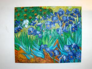 "Irisi la Saint-Remy" tablou reproducere Van Gogh
