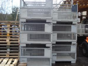 Paleti containere metalice