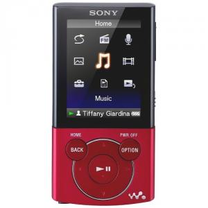 MP4 Player Sony NWZE445R, 16GB, Rosu