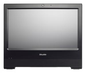 Desktop Shuttle All-in-One PC 39.6cm 15.6 inch X50V4 4GB DDR3, SSD120GB  Black Fanless