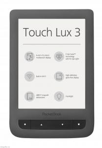 PocketBook  TOUCH LUX 3 GREY  - 6   eReader; Anti-glare E Ink Carta ?‚¢ display with HD Resolution 2