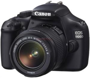 Canon - Promotie D-SLR 1100D (Negru) + Obiectiv EF-s 18-55 DC III