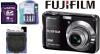 Fujifilm - Aparat Foto Digital FinePix AX500 (Negru) Filmare HD + Card SD 8GB + Husa + Incarcator + Acumulatori
