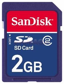SanDisk - Card Standard SD 2GB