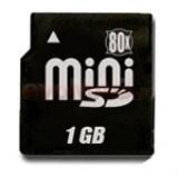 Transcend - Card miniSD 1GB