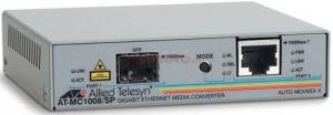 Allied Telesis - Media converter AT-MC1008/SP 1000T Gigabit Ethernet to fiber SFP