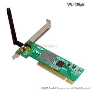 ASUS - Placa de retea wireless WL-138G/ENCORE