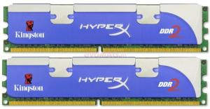 Kingston - Memorii HyperX DDR2, 2x1GB, 1066MHz (EPP-Ready)