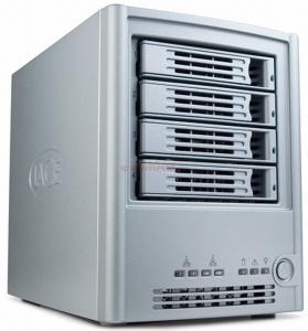 LaCie - HDD Extern Ethernet Disk NAS RAID, 1TB, Ethernet Gigabit