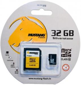 Mustang - Promotie Card microSDHC Highspeed 32GB (Class 10) + Adaptor
