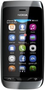 NOKIA - Telefon Mobil Nokia 309 Asha (Negru)