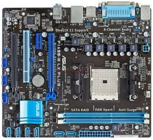 ASUS - Placa de baza ASUS F1A55-M LX PLUS, AMD A75, FM1, DDR III, PCI-E 16x