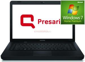 HP - Super oferta Laptop Presario CQ56-140SQ (Intel Pentium T4500, 15.6", 2GB, 320GB, Intel GMA 4500M, BT, Windows 7 HP, Negru) + CADOU
