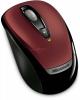 Microsoft - mouse wireless mobile 3000 special edition (red)