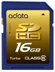 A-DATA - Card SDHC 16GB (Class 6)