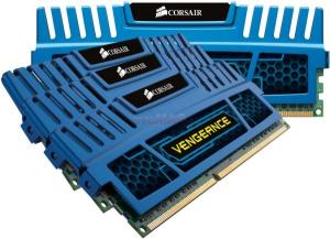 Corsair - Memorii Corsair Vengeance Blue DDR3, 4x4GB, 2133 MHz (quad channel)