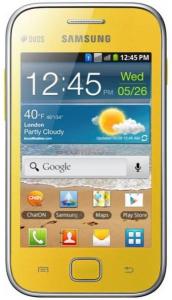 Samsung - Telefon Mobil Samsung Galaxy Ace Duos S6802 (Galben)
