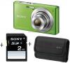 Sony -  aparat foto digital sony dsc-w610 (verde) +