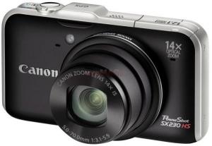 Canon - Camera Foto Digitala PowerShot SX230 HS (Neagra)