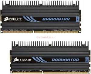 Corsair - Memorii Dominator DDR3, 2x4GB, 1600Mhz (Dual Channel)
