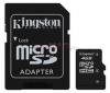 Kingston -  card microsdhc 4gb (class 4) + adaptor