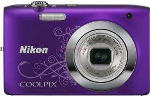 NIKON - Aparat Foto Digital COOLPIX S2600 (Mov-line art), Filmare HD