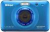 Nikon - promotie aparat foto digital coolpix s30 (albastru) + cadou