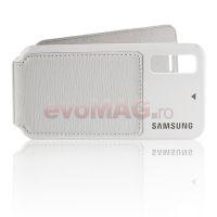 Samsung - Husa Piele Ecologica pentru S5230 Star (Alba)