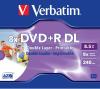 Verbatim - blank dvd+r&#44; 8x&#44; 8.5gb&#44; inkjet