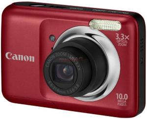 Canon - Promotie Camera Foto Digitala PowerShot A800 (Rosie) + Incarcator + Card + Husa