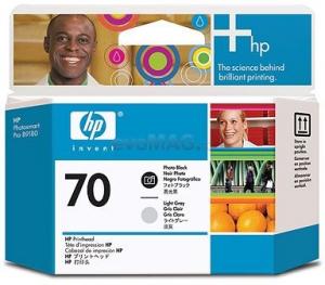 HP - Cap printare HP  70 (Negru foto / Gri deschis)