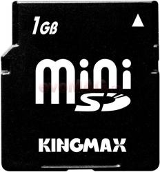 Kingmax - Promotie Card miniSD 1GB + adaptor