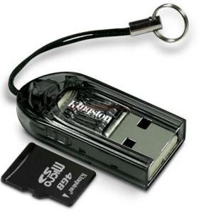 Kingston - Card MicroSDHC 4GB (Negru)