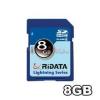 Ridata - Card MicroSDHC 8GB + 1 adaptor