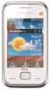 Samsung - Telefon Mobil C3312, TFT touchscreen 2.8", 1.3MP, 10MB, Dual SIM (Alb)