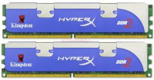 Kingston -   Memorii Kingston HyperX DDR2, 2x2GB, 1066MHz (CL5)